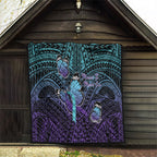 New Zealand Suicide Prevention Month Quilt Maori Mauri Tu Mauri Ora Polynesian Pattern