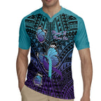 Personalised New Zealand Suicide Prevention Month Rugby Jersey Maori Mauri Tu Mauri Ora Polynesian Pattern