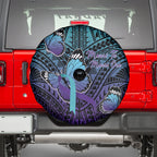 New Zealand Suicide Prevention Month Spare Tire Cover Maori Mauri Tu Mauri Ora Polynesian Pattern