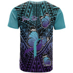 Personalised New Zealand Suicide Prevention Month T Shirt Maori Mauri Tu Mauri Ora Polynesian Pattern