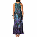Personalised New Zealand Suicide Prevention Month Tank Maxi Dress Maori Mauri Tu Mauri Ora Polynesian Pattern