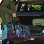 New Zealand Suicide Prevention Month Travel Bag Maori Mauri Tu Mauri Ora Polynesian Pattern