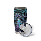 Personalised New Zealand Suicide Prevention Month Tumbler Cup Maori Mauri Tu Mauri Ora Polynesian Pattern
