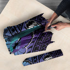 New Zealand Suicide Prevention Month Umbrella Maori Mauri Tu Mauri Ora Polynesian Pattern