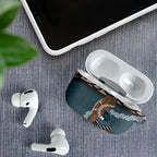 New Zealand Tui Bird Maripi AirPods Case Maori Weapon Kowhaiwhai Pattern