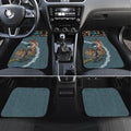 New Zealand Tui Bird Maripi Car Mats Maori Weapon Kowhaiwhai Pattern
