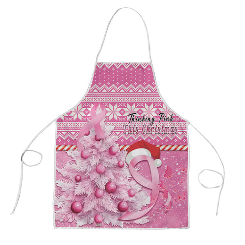 Australia Breast Cancer Awareness Month Apron Thinking Pink This Christmas