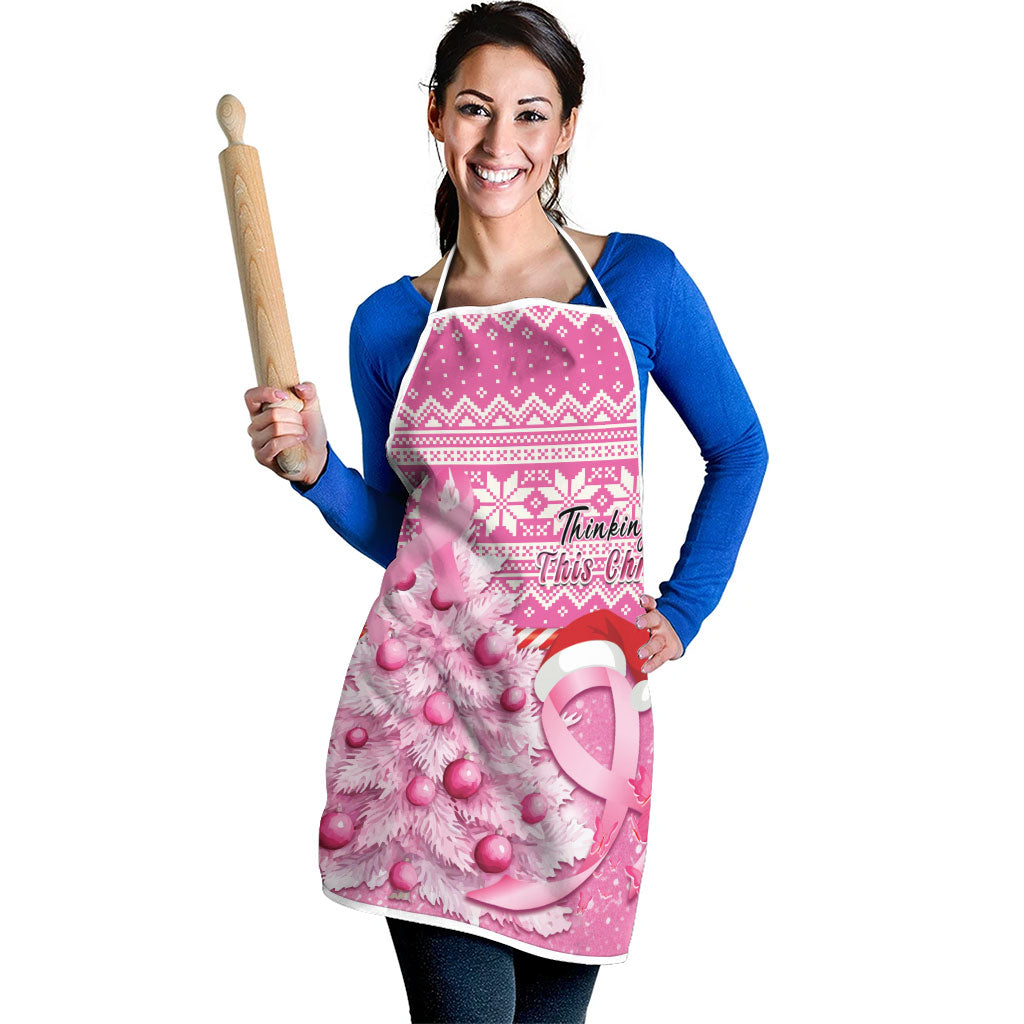 Australia Breast Cancer Awareness Month Apron Thinking Pink This Christmas