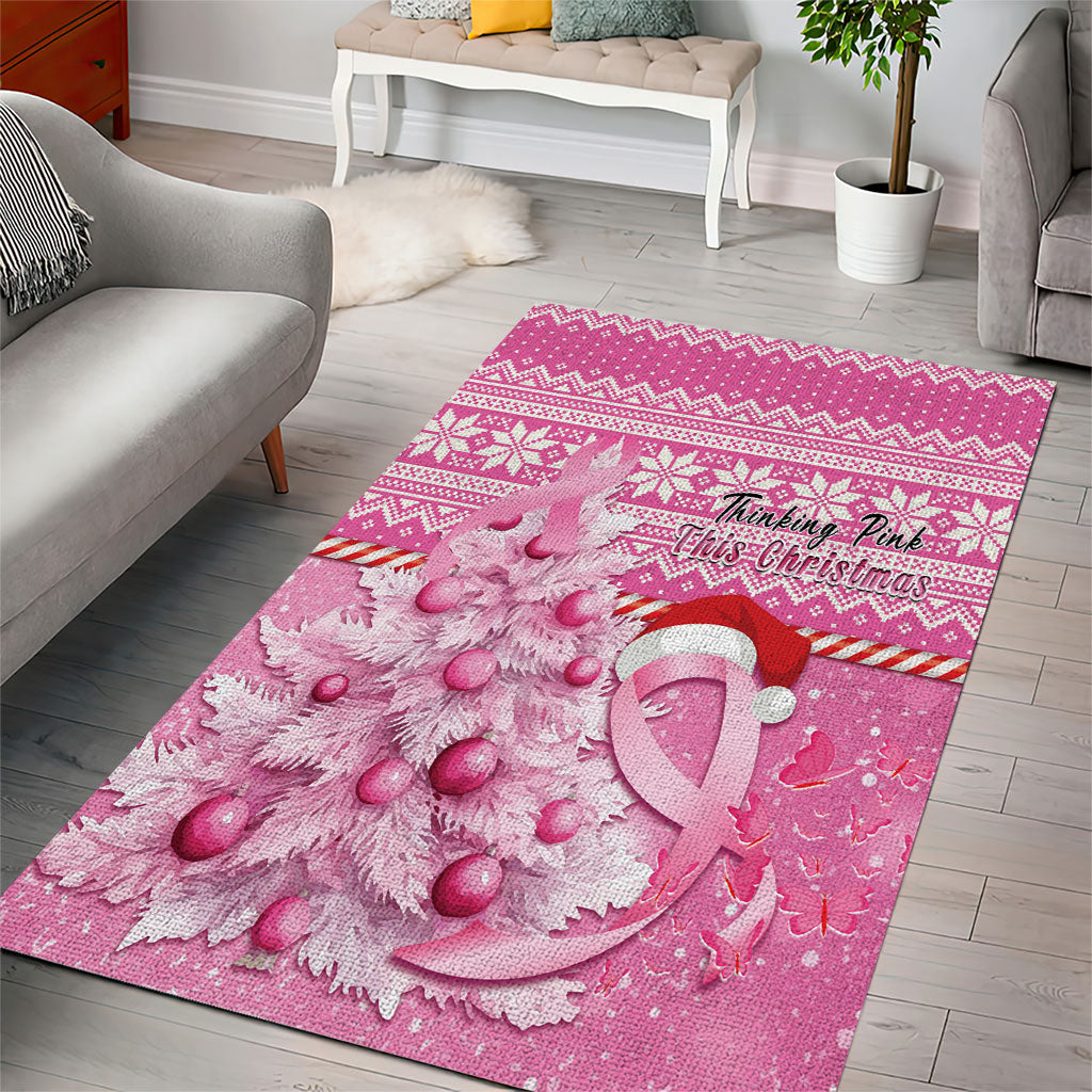 Australia Breast Cancer Awareness Month Area Rug Thinking Pink This Christmas