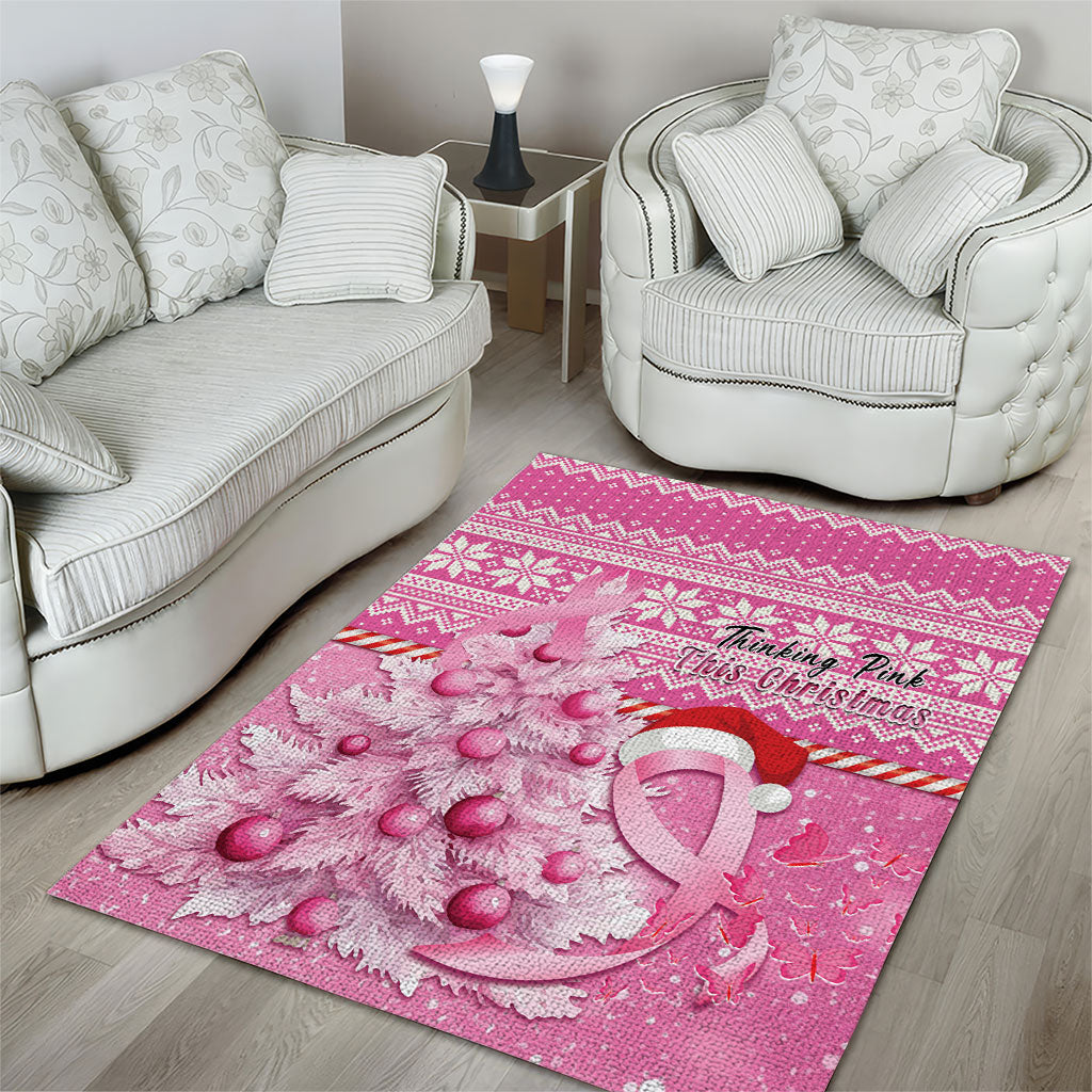 Australia Breast Cancer Awareness Month Area Rug Thinking Pink This Christmas