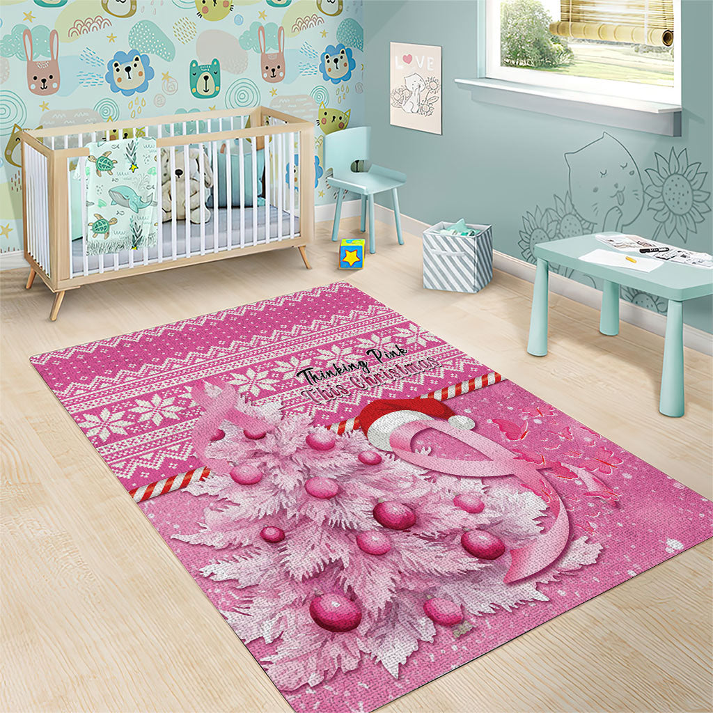 Australia Breast Cancer Awareness Month Area Rug Thinking Pink This Christmas