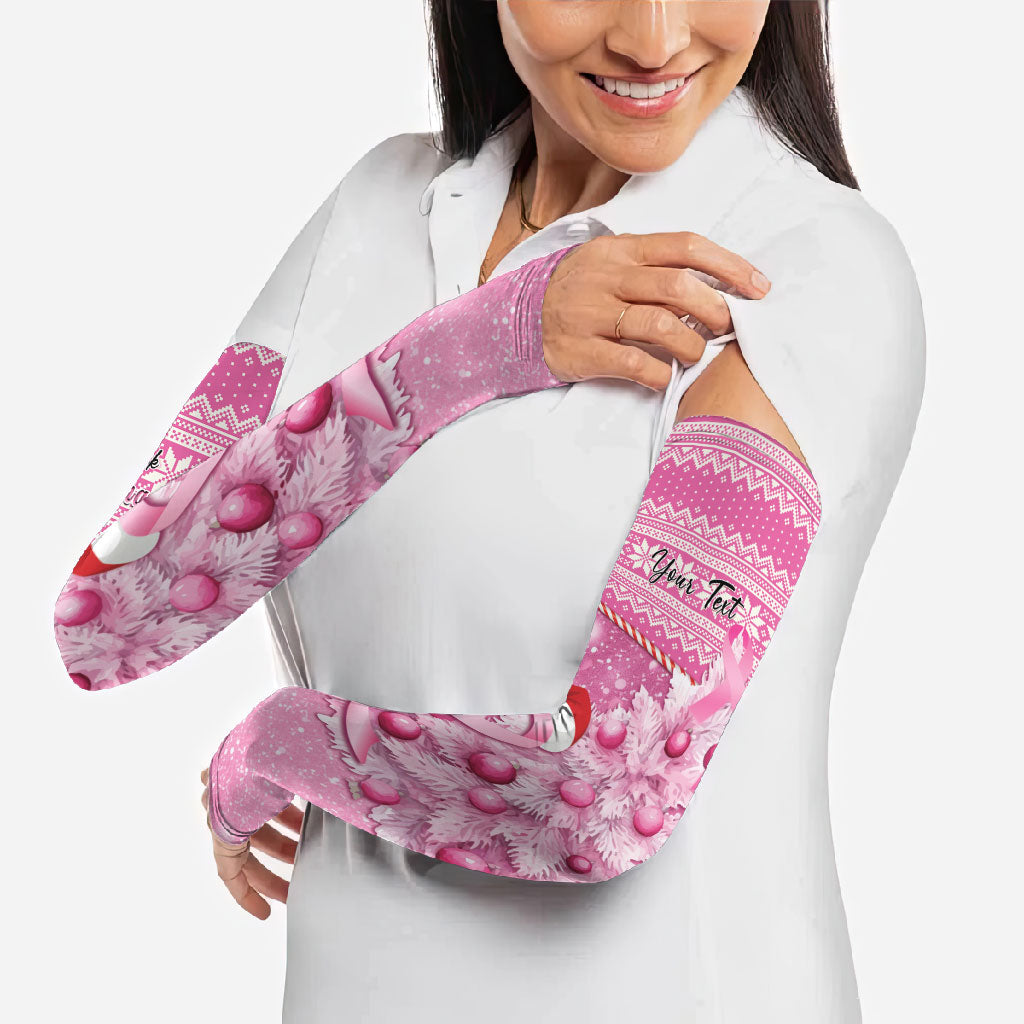 Personalised Australia Breast Cancer Awareness Month Arm Sleeves Thinking Pink This Christmas
