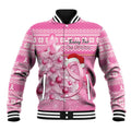 Personalised Australia Breast Cancer Awareness Month Baseball Jacket Thinking Pink This Christmas