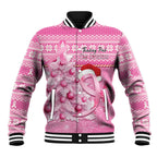 Personalised Australia Breast Cancer Awareness Month Baseball Jacket Thinking Pink This Christmas