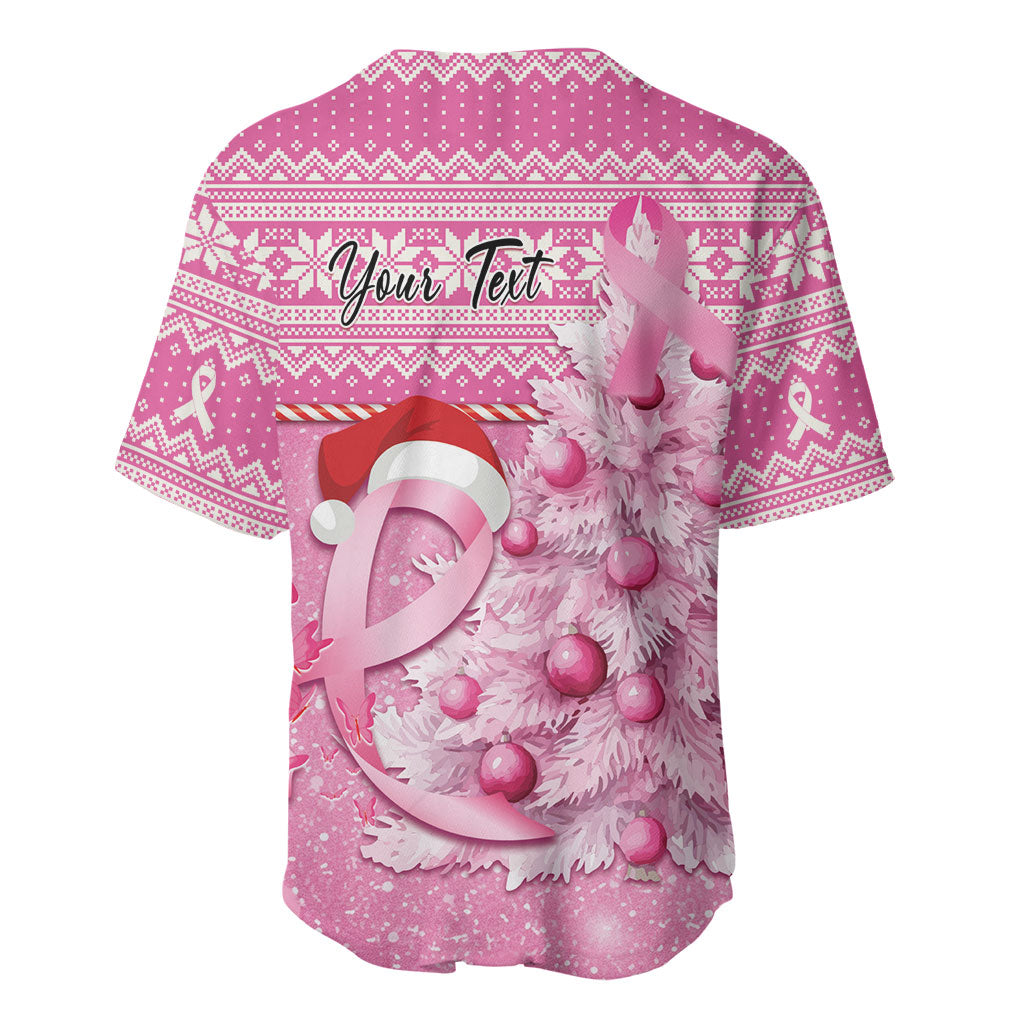Personalised Australia Breast Cancer Awareness Month Baseball Jersey Thinking Pink This Christmas