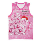 Personalised Australia Breast Cancer Awareness Month Basketball Jersey Thinking Pink This Christmas
