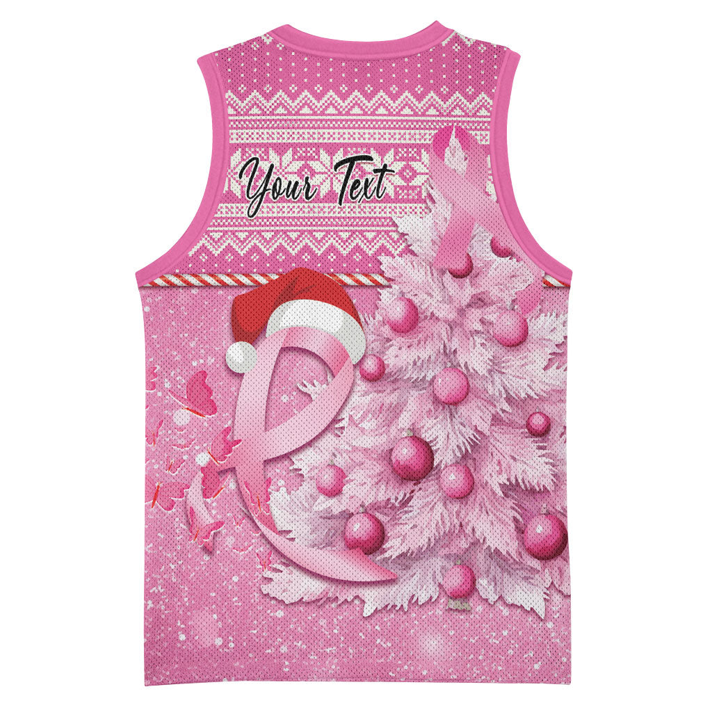 Personalised Australia Breast Cancer Awareness Month Basketball Jersey Thinking Pink This Christmas