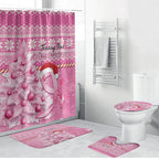 Australia Breast Cancer Awareness Month Bathroom Set Thinking Pink This Christmas