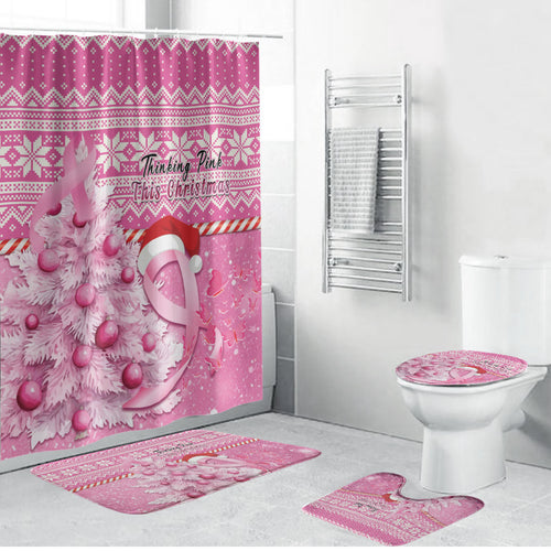 Australia Breast Cancer Awareness Month Bathroom Set Thinking Pink This Christmas