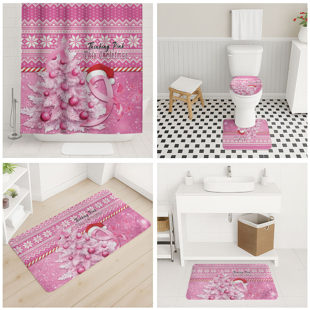 Australia Breast Cancer Awareness Month Bathroom Set Thinking Pink This Christmas