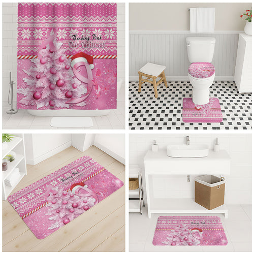Australia Breast Cancer Awareness Month Bathroom Set Thinking Pink This Christmas