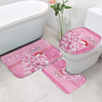 Australia Breast Cancer Awareness Month Bathroom Set Thinking Pink This Christmas