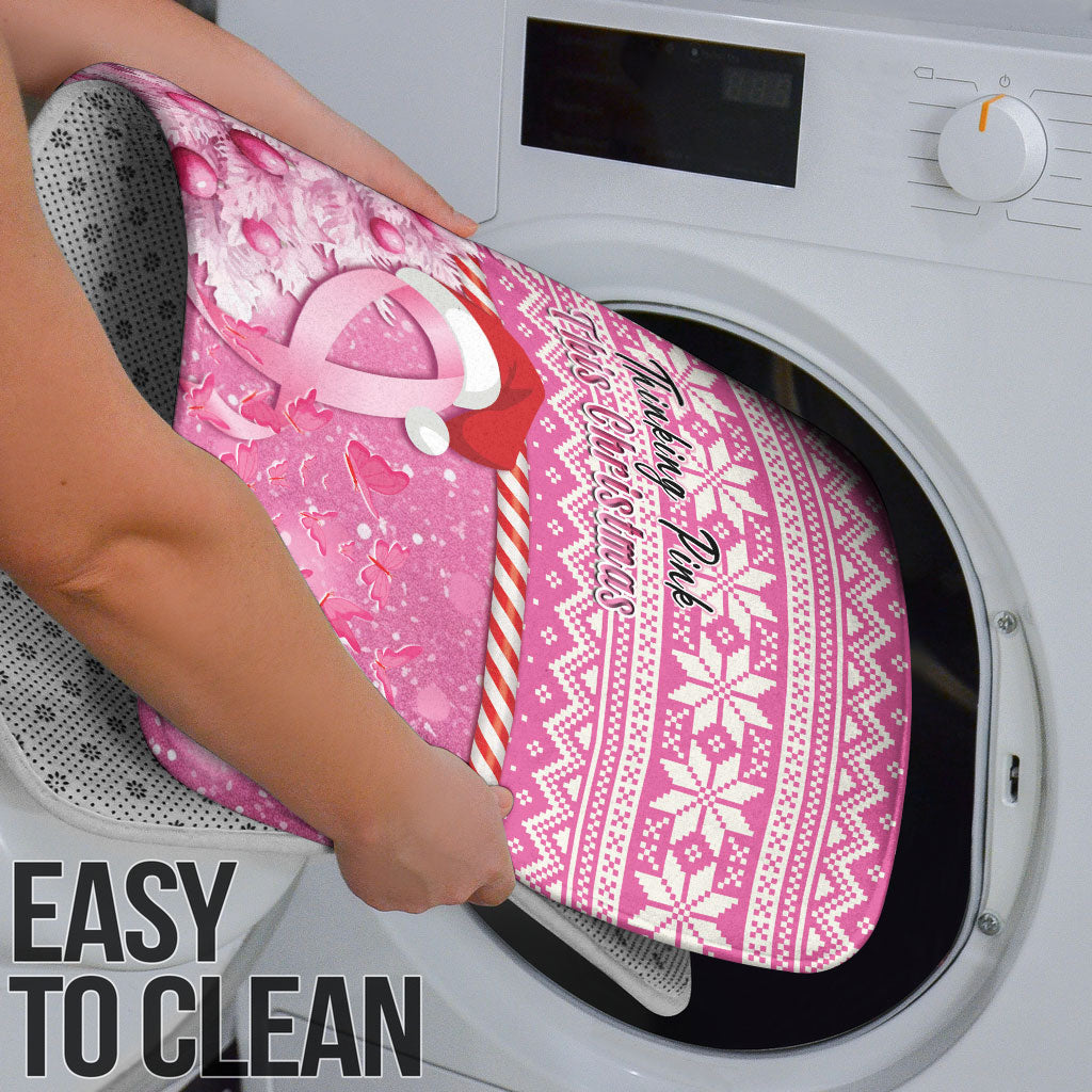 Australia Breast Cancer Awareness Month Bathroom Set Thinking Pink This Christmas