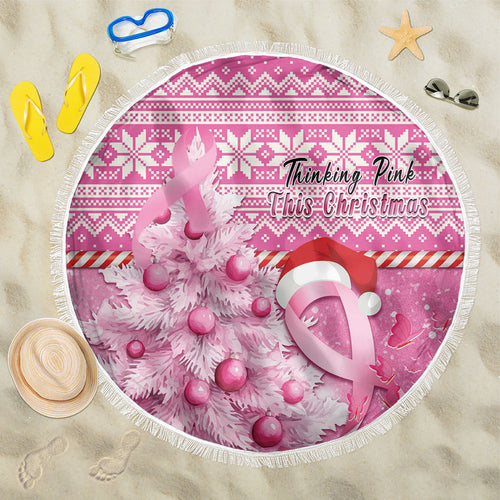 Australia Breast Cancer Awareness Month Beach Blanket Thinking Pink This Christmas