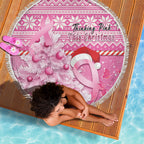Australia Breast Cancer Awareness Month Beach Blanket Thinking Pink This Christmas