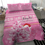 Australia Breast Cancer Awareness Month Bedding Set Thinking Pink This Christmas