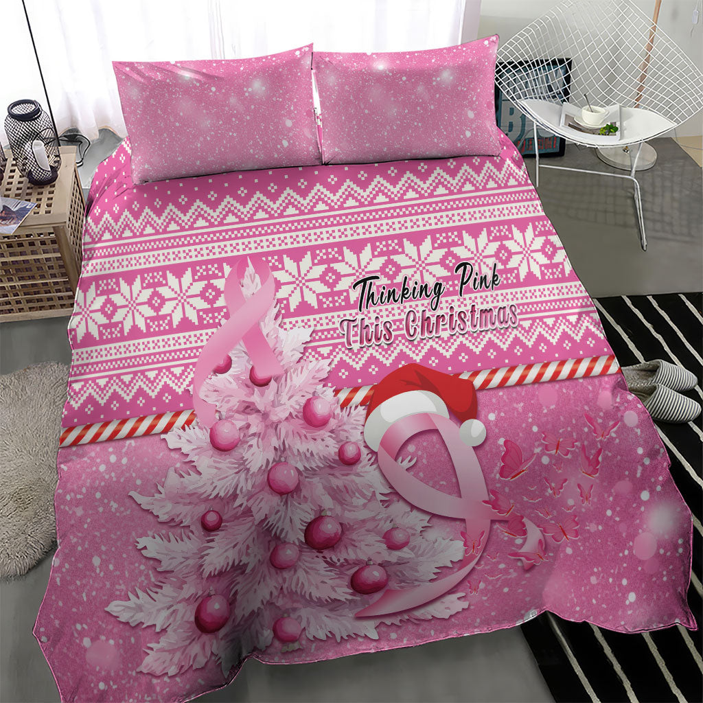 Australia Breast Cancer Awareness Month Bedding Set Thinking Pink This Christmas