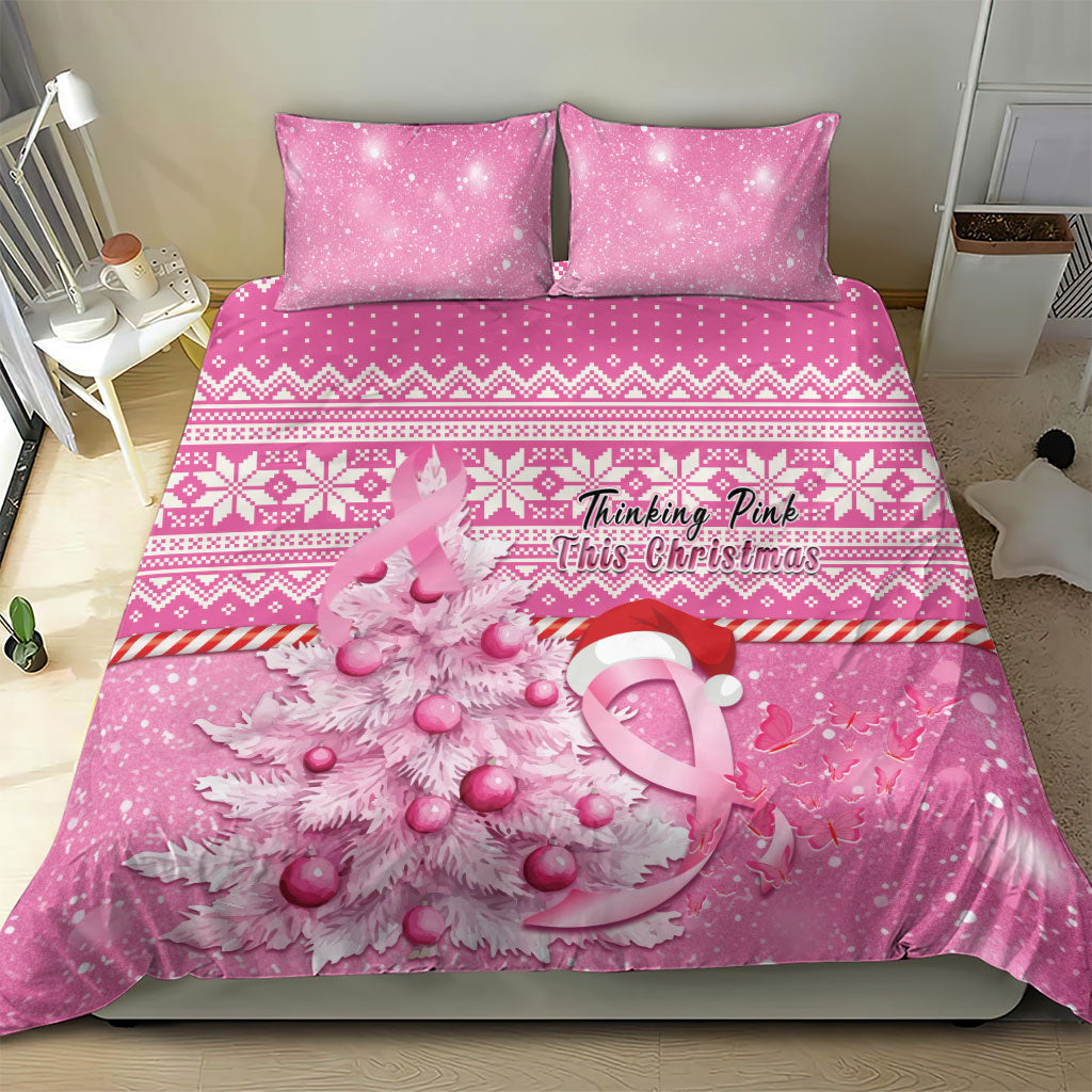 Australia Breast Cancer Awareness Month Bedding Set Thinking Pink This Christmas