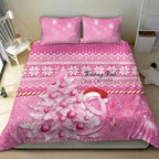 Australia Breast Cancer Awareness Month Bedding Set Thinking Pink This Christmas