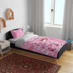 Australia Breast Cancer Awareness Month Bedding Set Thinking Pink This Christmas