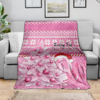 Australia Breast Cancer Awareness Month Blanket Thinking Pink This Christmas