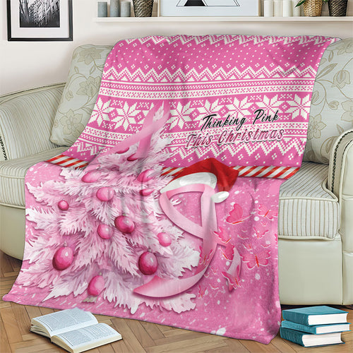 Australia Breast Cancer Awareness Month Blanket Thinking Pink This Christmas