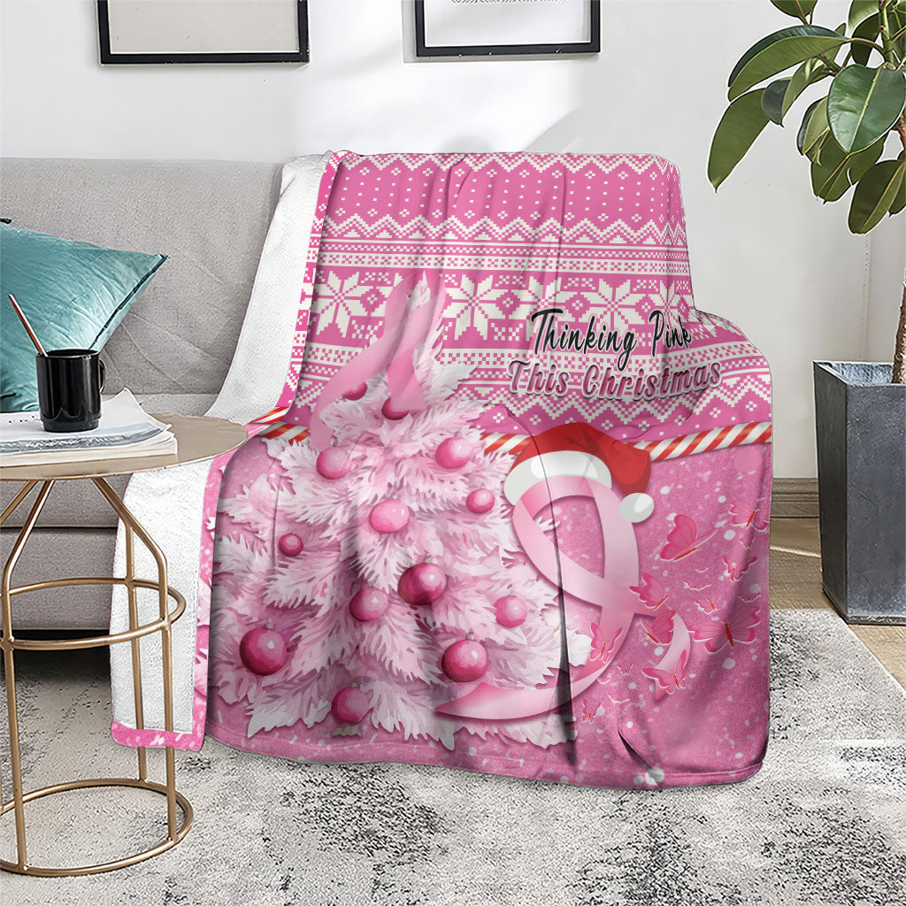 Australia Breast Cancer Awareness Month Blanket Thinking Pink This Christmas