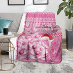 Australia Breast Cancer Awareness Month Blanket Thinking Pink This Christmas