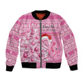 Personalised Australia Breast Cancer Awareness Month Bomber Jacket Thinking Pink This Christmas