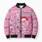 Personalised Australia Breast Cancer Awareness Month Bomber Puffer Jacket Thinking Pink This Christmas