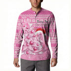 Personalised Australia Breast Cancer Awareness Month Button Sweatshirt Thinking Pink This Christmas