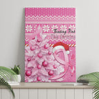 Australia Breast Cancer Awareness Month Canvas Wall Art Thinking Pink This Christmas