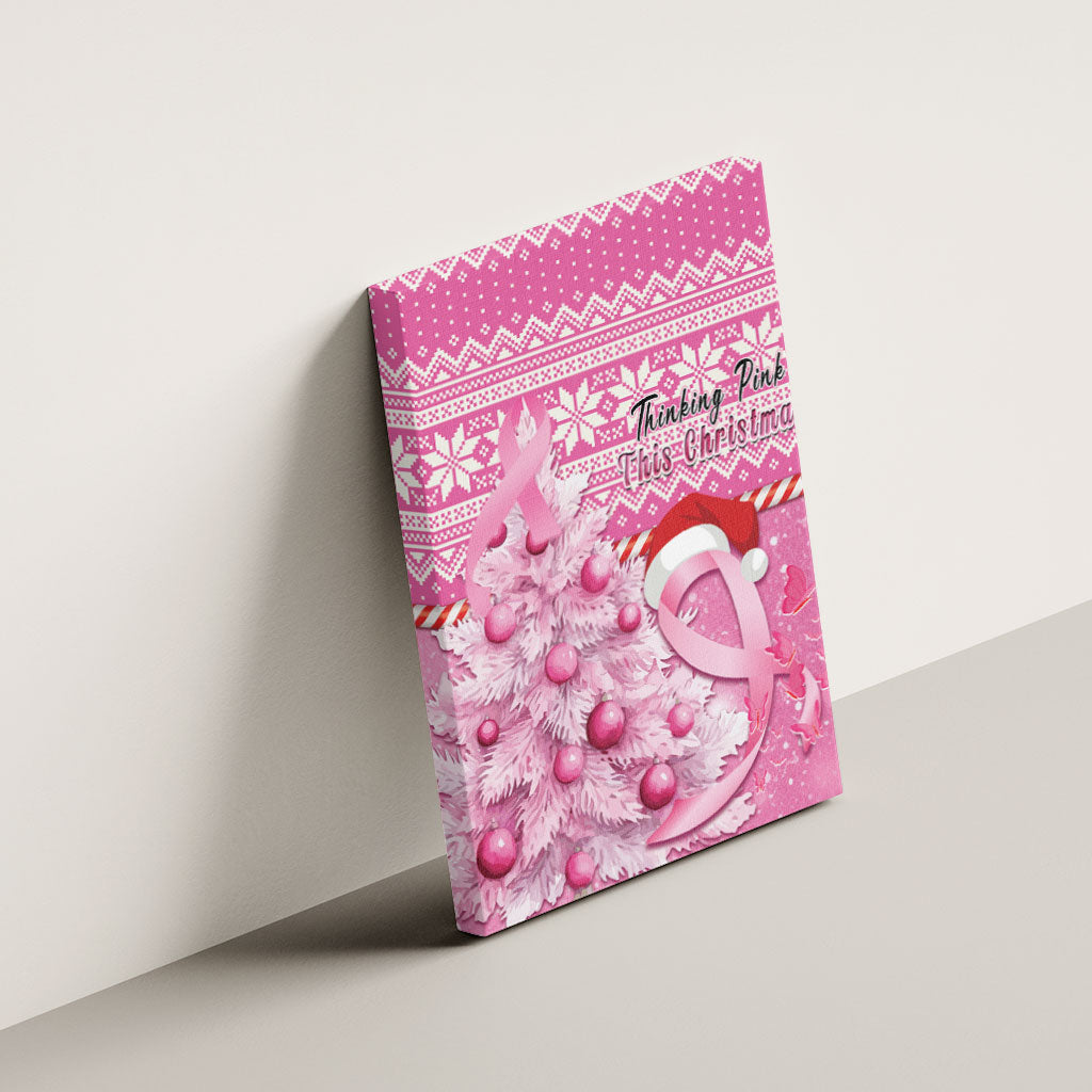 Australia Breast Cancer Awareness Month Canvas Wall Art Thinking Pink This Christmas