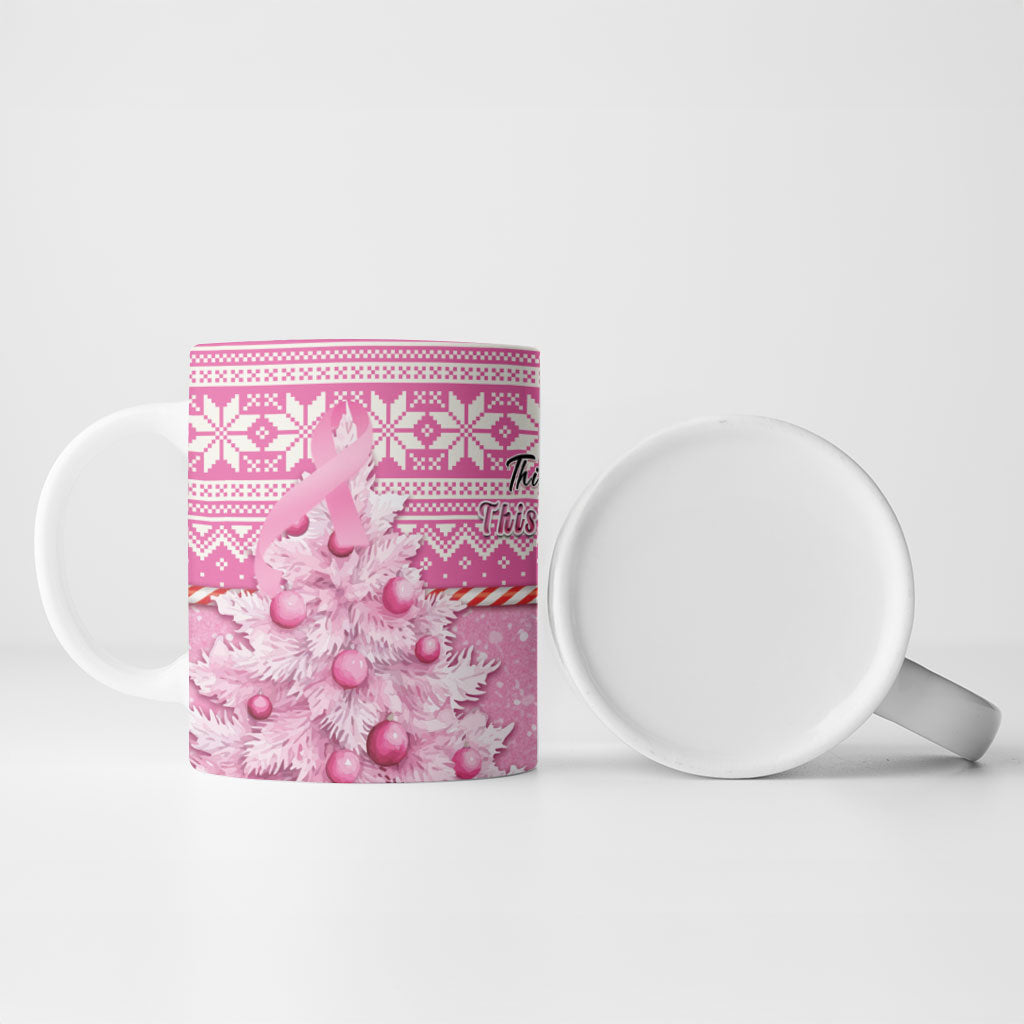 Australia Breast Cancer Awareness Month Ceramic Mug Thinking Pink This Christmas