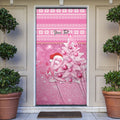 Personalised Australia Breast Cancer Awareness Month Door Cover Thinking Pink This Christmas