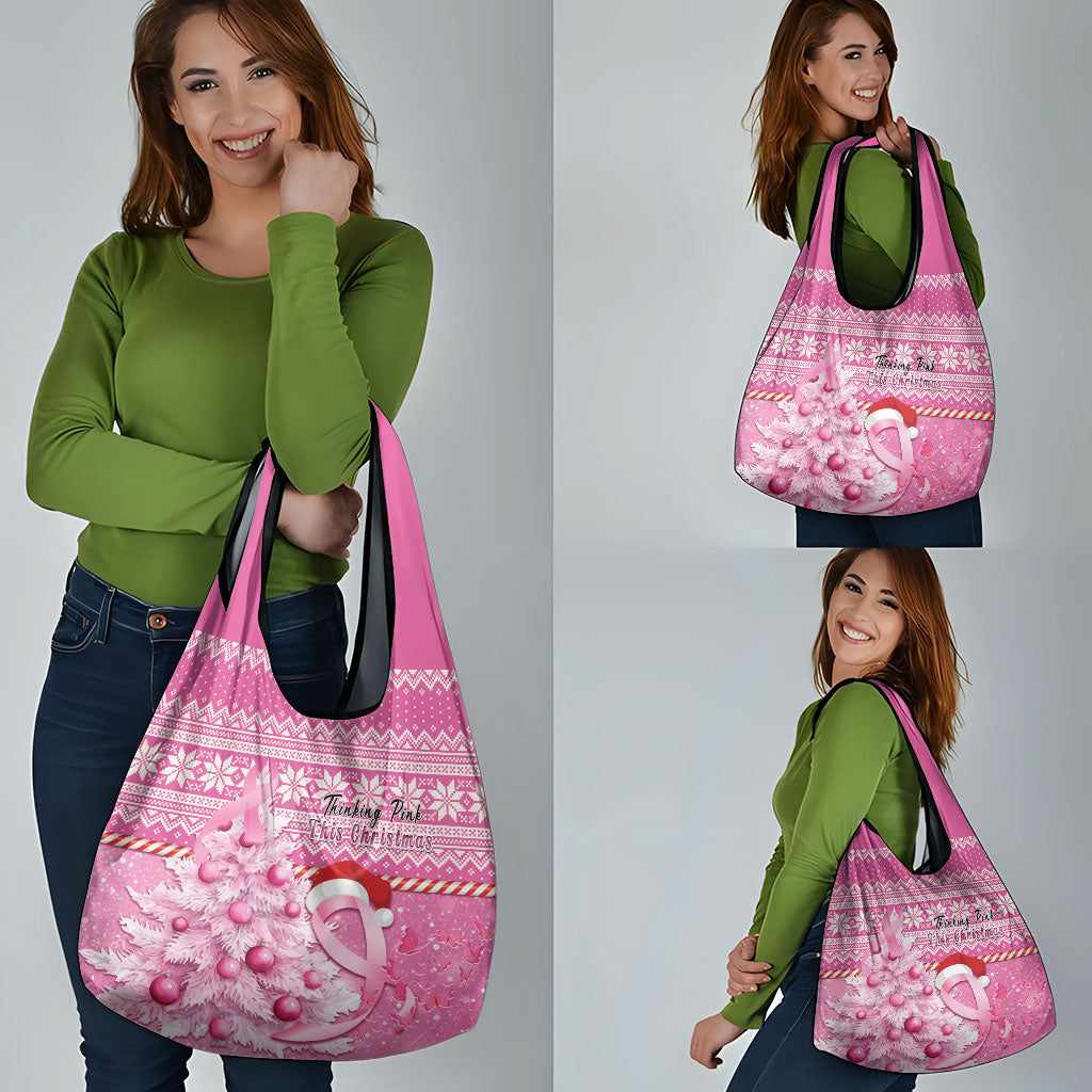Australia Breast Cancer Awareness Month Grocery Bag Thinking Pink This Christmas