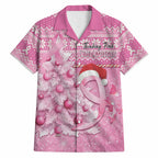 Personalised Australia Breast Cancer Awareness Month Hawaiian Shirt Thinking Pink This Christmas
