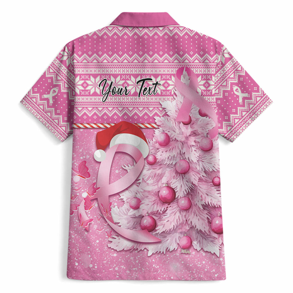 Personalised Australia Breast Cancer Awareness Month Hawaiian Shirt Thinking Pink This Christmas