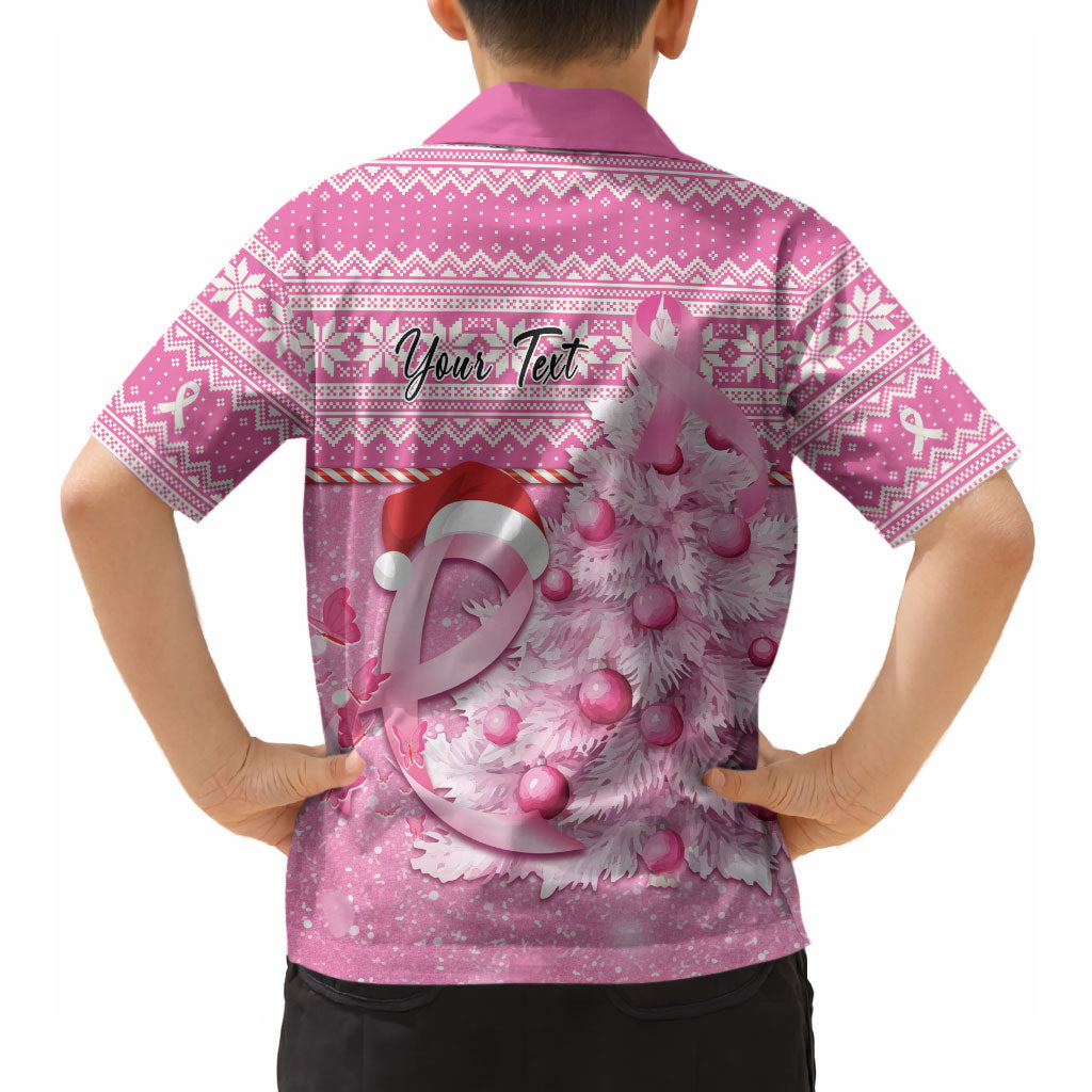 Personalised Australia Breast Cancer Awareness Month Hawaiian Shirt Thinking Pink This Christmas