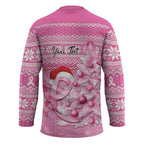 Personalised Australia Breast Cancer Awareness Month Hockey Jersey Thinking Pink This Christmas